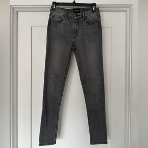 Black Orchid Jude Mid-Rise Super Skinny Gray Jeans